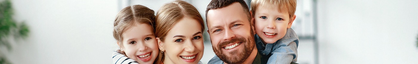 Smiling family